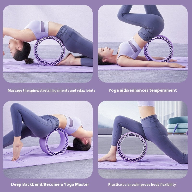 Pierścień do rozciągania pleców – Roller Yoga Ring do otwierania klatki piersiowej